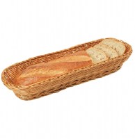 Corbeille à pain tressée - décoration de table aspect osier