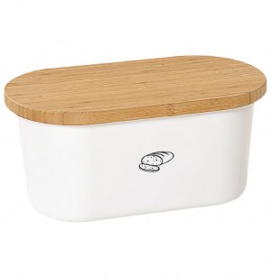 Boîte à pain en mélamine avec planche à pain intégrée - conserva