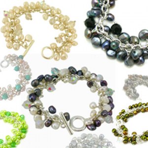 Bracelets Perles de Culture Mode Breloques Fashion
