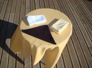 Stok serviette et nappes