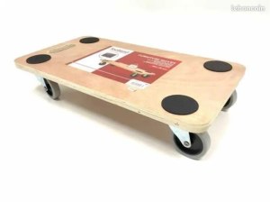 Toolland Chariot de déménagement, 4 Roues pivotantes