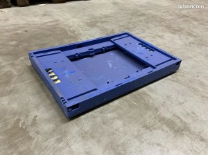 Bac d’entrepôt pliable 60 x 40 x 17 cm