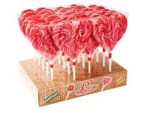 Sucettes COEUR 100g (20pcs/boite)