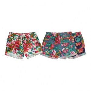 Grossistes short a fleurs 8/14 ans