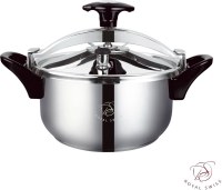 ROYAL SWISS - Cocotte minute - autocuiseur en Acier inoxydable ( inox ) 4L/6L/8L/10L/11...