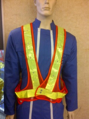 GILET DE SECURITE LED CLIGNOTANTES
