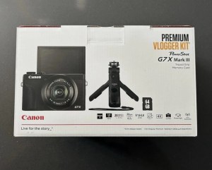 Kit, appareil photo compact et haut de gamme, le Powershot G7 X Mark III 20,1 MP