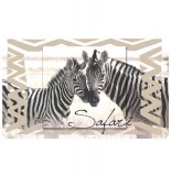 Set de table opaque zèbre - safari - décoration de table