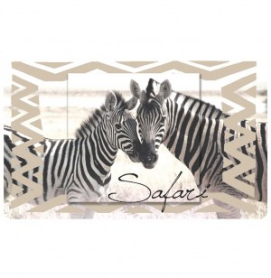 Set de table opaque zèbre - safari - décoration de table