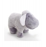 Coussin peluche 2 en 1 fermeture scratch - mouton