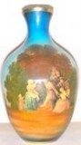 Vase décoratif en peinture à la main