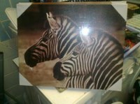 Tableaux deco zebres