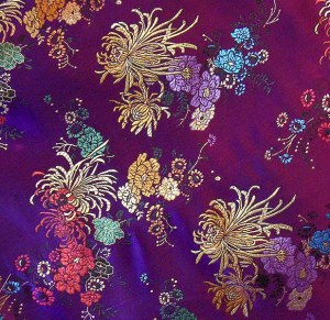 Tissu de brocart au broderie fine - Vente tissus en gros ou moyen quantité (G10)