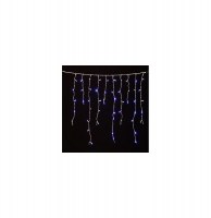 Rideau lumineux effet tombées de neige - 240 led bleues - 3m90