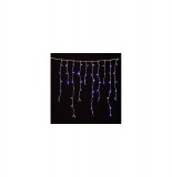 Rideau lumineux effet tombées de neige - 240 led bleues - 3m90