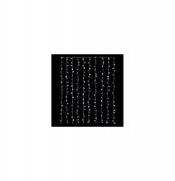 Rideau lumineux 400 leds blanches - 1m90 - 8 fonctions