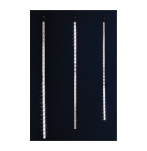 Tubes lumineux effet stalactites - blanc - 210 led