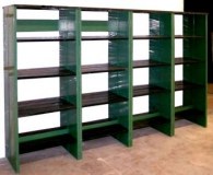 LOT DE 9M LINÉAIRES ÉTAGÈRES H2.5M TYPE TIXIT