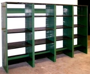 LOT DE 9M LINÉAIRES ÉTAGÈRES H2.5M TYPE TIXIT