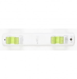 Accroche tout double - porte balais avec crochet - rangement facile à