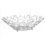 Corbeille à fruits evasée en métal