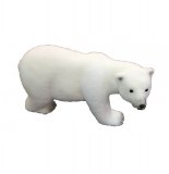 Figurine en forme d'ours - grand modèle - blanc