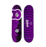 Patère skateboard murale - crazycat- porte manteaux skate art