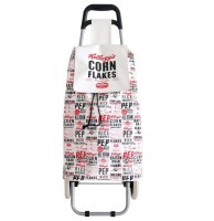 Chariot de courses kellogg's newspaper - poussette de marché