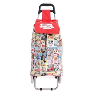 Chariot de courses kellogg's pub vintage - poussette de marché