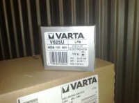 Pile LR9  V625U bouton varta alcaline