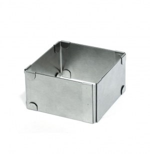 Cadre à patisserie rectangle ou carré extensible - 9 à 15 cm