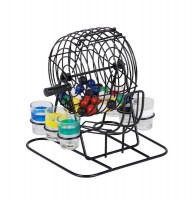 Jeu de loto à boire avec 6 verres à shot et 48 boules