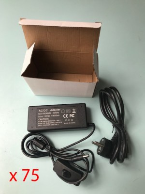 1000 transfos 12V avec interrupteur et jack composés de plusieurs lots