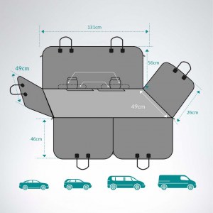 TAPIS DE PROTECTION DE VOITURE POUR CHIENS ANIMAL CMD-04