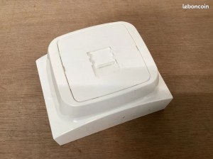 Prise murale Attema K40 RJ-45 / RNIS BLANC