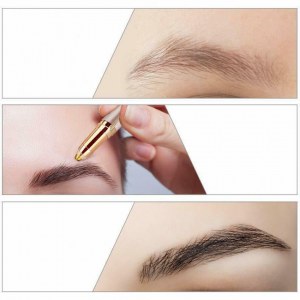 TONDEUSE DEPILATEUR VISAGE POUR SOURCILS RASAGE FEMME BLANC S03