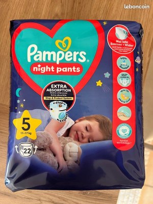 Pampers – Night Pants taille 5