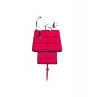 Patère snoopy - accroche manteaux - rouge