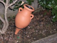 Amphore d'éclairage décoration