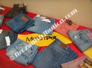 Lots de jeans Calvin Klein, Replay, Meltin Pot