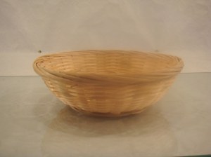 Fin de série  corbeille en osier