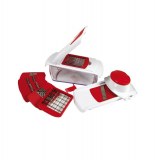 Mandoline multi-fonctions 7 accessoires - appareil coupe légumes manu