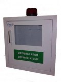 Armoire défibrillateur avec alarme et flash