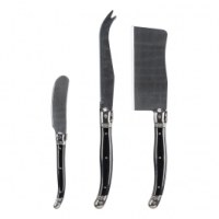 Couteaux à fromage en acier inoxydable - lot de 3 - laguiole