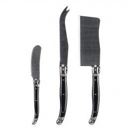 Couteaux à fromage en acier inoxydable - lot de 3 - laguiole