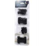 Crochets noirs pour boules de no Ğl - pack de 300