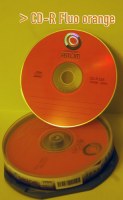 > Lot CD Vierge Fluo Orange - Cloche de 10 pcs