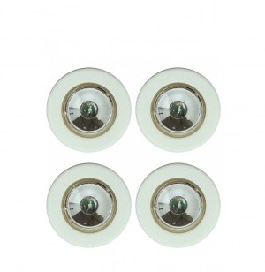 Mini spot de placard à led - lot de 4 - sans cable, auto-adhésifs