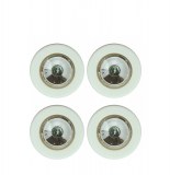 Mini spot de placard à led - lot de 4 - sans cable, auto-adhésifs