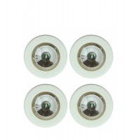 Mini spot de placard à led - lot de 4 - sans cable, auto-adhésifs